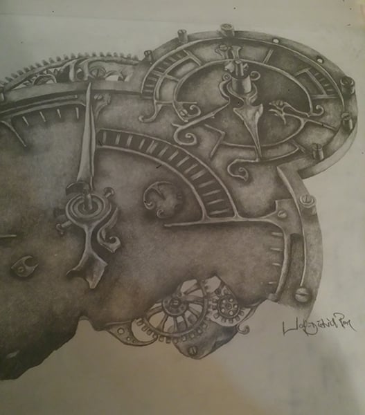 Zeitmaschine (2017) / 60x80cm