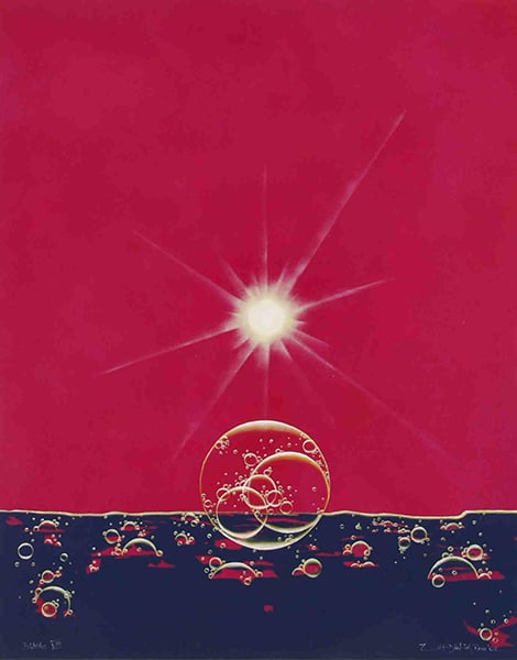 Bubbles (2002) / Öl a. L. / 70x100cm