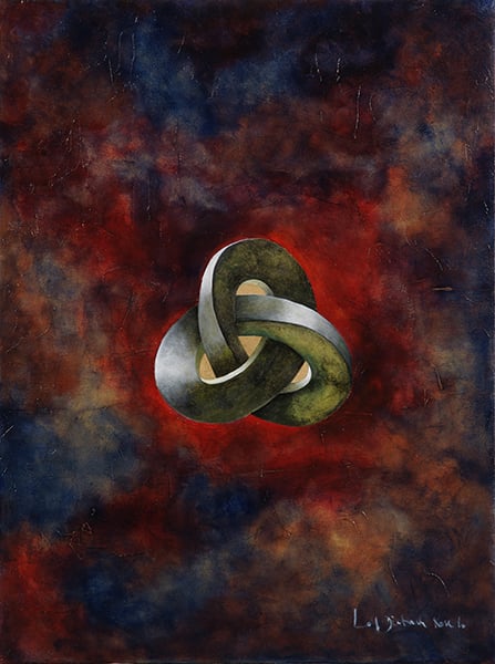 Gordischer Knoten (2010) / Öl a. L. / 60x80cm